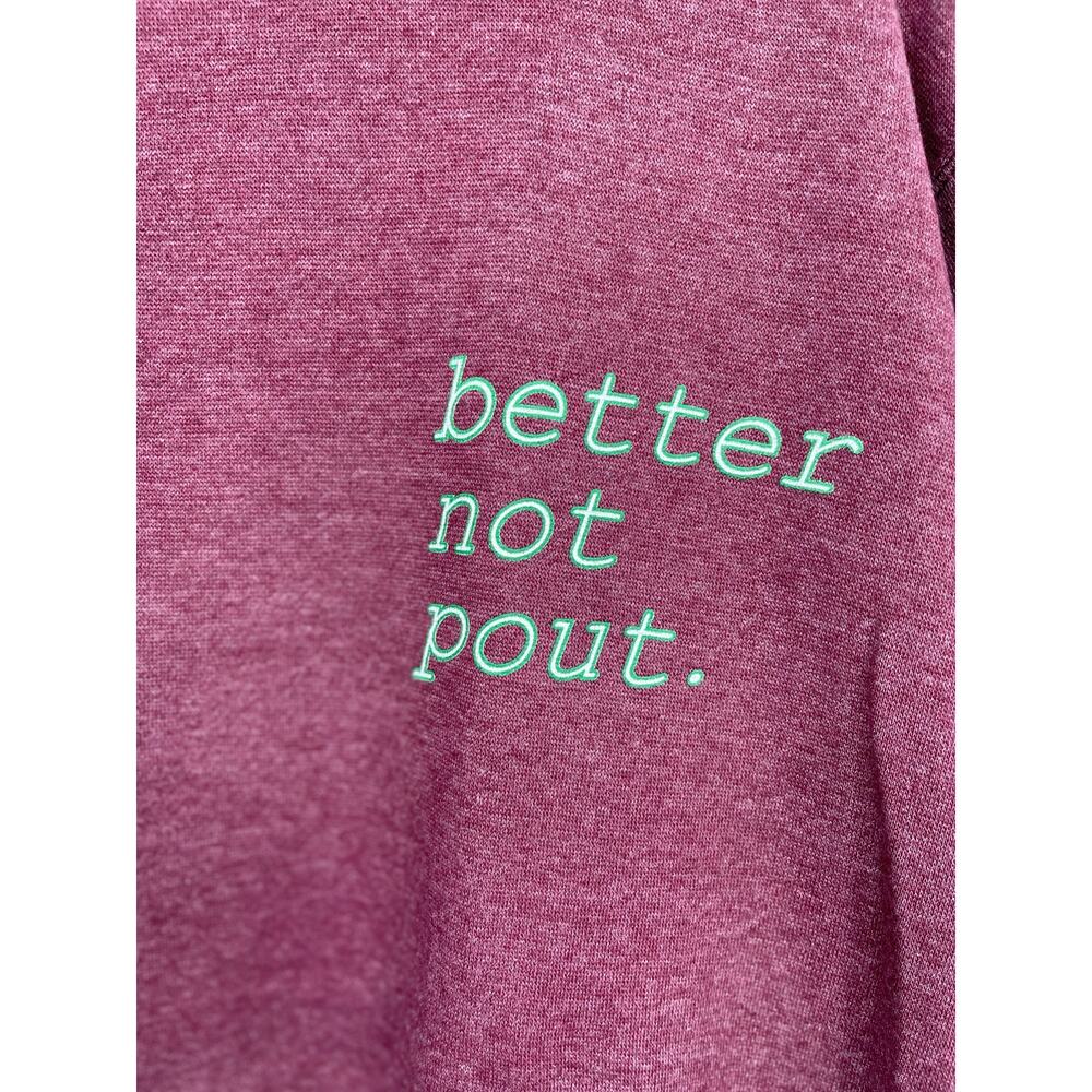 Exist Mens Heather Burgundy Purple Long Sleeve 1/4 Zip Pullover Sweatshirt NEW L - Picture 2 of 11